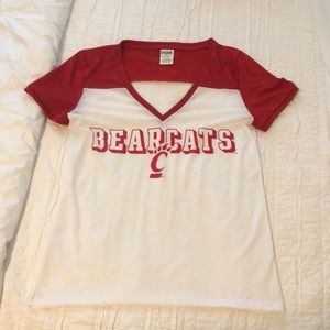 Cincinnati Bearcats PINK Jersey tee